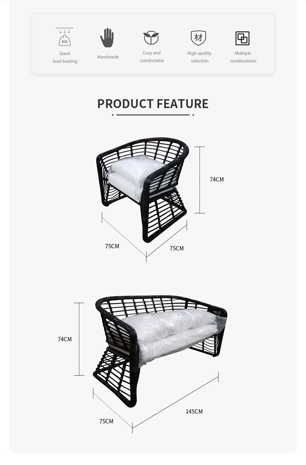 rattan sofa garden furniture